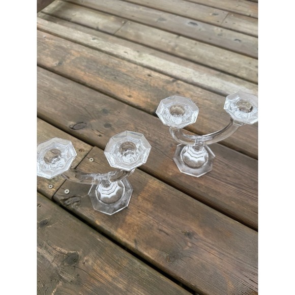 Lot Of 2 Villeroy Boch Lead Crystal Candle Holder - Picture 14 of 15